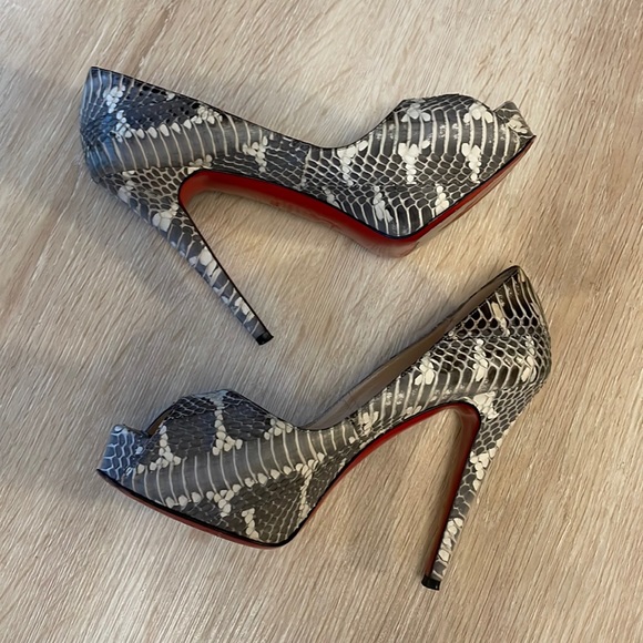 Louboutin Hyper Prive 120MM in Watersnake - 36.5 - Picture 7 of 9